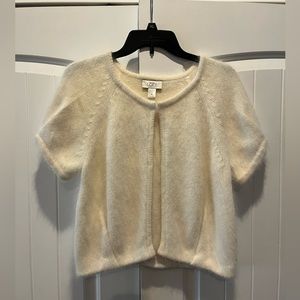 NWT Loft short tsleeve Angora Sweater